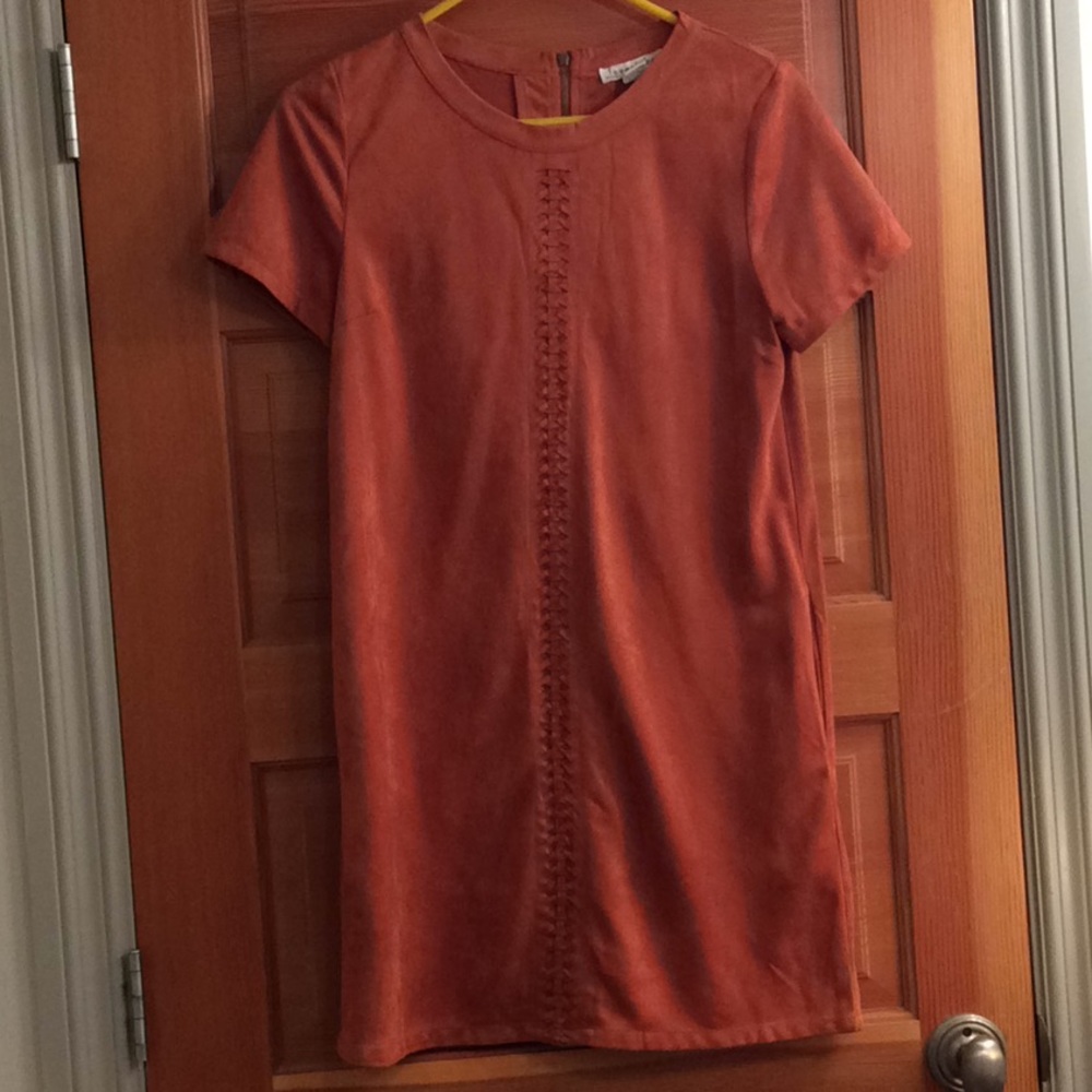 Soft burnt orange dress